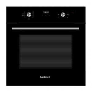 Horno multifunción premium Corberó CCHMT905N, Hidrólisis, 60 x 60 cm, 8 programas, abatible, 70 litros, clase A+, AirFry, display digital táctil, AquaSense, luz interior, negro