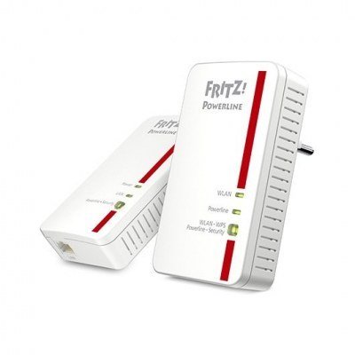 Kit plc adapter fritz! powerline 1240e set (+wi - fi)