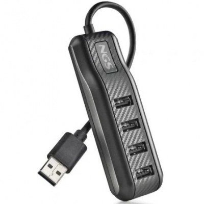 Hub USB NGS PORT2.0/ 4 Puertos USB 2.0