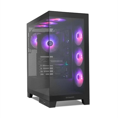 Caja Atx Nox Hummer Glock RGB Negro