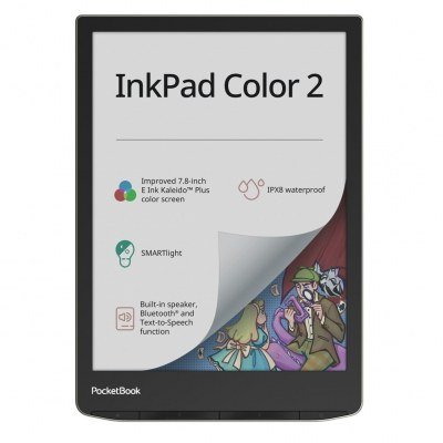 Ebook pocketbook inkpad 2 color 7.8pulgadas 16gb moon silver