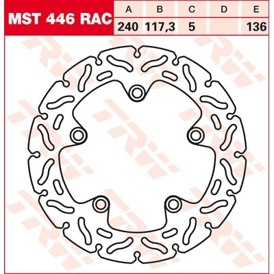 Discos de freno RAC TRW MST446RAC