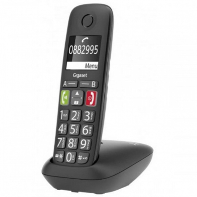 Telefono fijo inalambrico gigaset e290 negro 150 numeros - 21 tonos