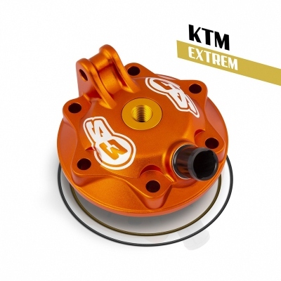 S3 Extreme Enduro Cylinder Head & Insert Kit Low Compression Orange KTM XTR-K-250-O