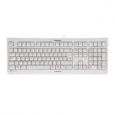 Teclado cherry kc 1000 silencioso usb ultra slim blanco