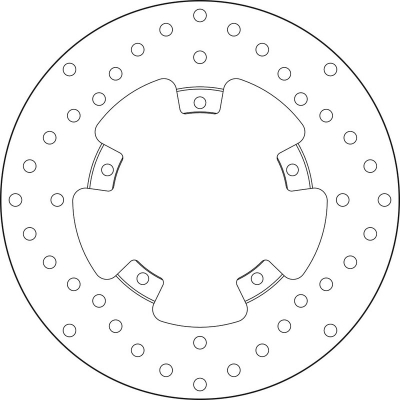 Disco de freno Brembo 68B407L4 68B407L4