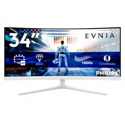 Evnia 5000 34M2C5501A/00 pantalla para PC 86,4 cm (34) 3440 x 1440 Pixeles Wide Quad HD LCD Blanco