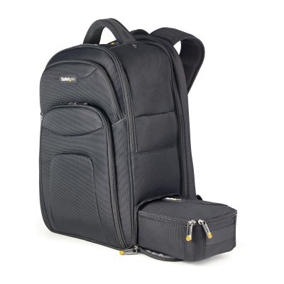 Mochila Ergonómica con Carcasa de Accesorios Removible para Ordenador Portátil de 17,3 Pulgadas - Morral para Profesionales de la Informática - de Viajes, Trabajo