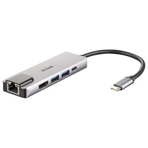 DOCK ST D-LINK DUB M520 HUB USB C HDMI/RJ45/USB3.0