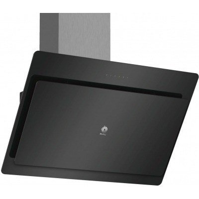 Campana decorativa Balay 3BC587GN, Negro, 80 cm, 700 m³/h, B