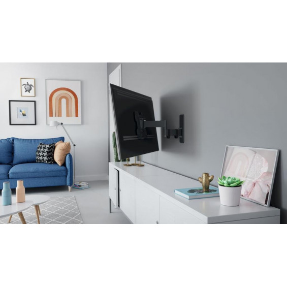 Soporte televisión Vogels 1243, Vesa 75x75, Vesa max 200x200, hata 15 kg, Full Motion+, hasta 43 pulgadas, negro - imagen 4