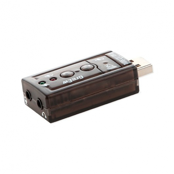 TARJETA DE SONIDO NEGRO USB 7.1 SAVIO AK-01