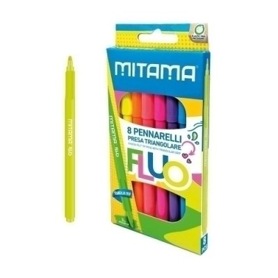 ROTULADOR MITAMA SUPER FLUO CAJA 8