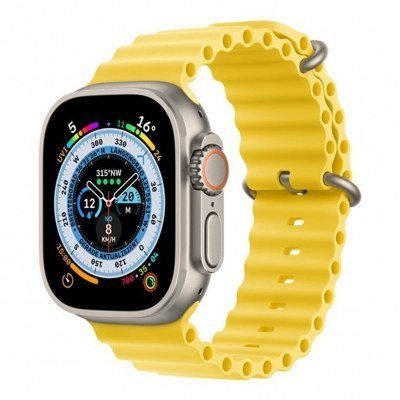 Reloj smartwatch apple watch ultra gps + cellular 49mm titanium yellow ocean ip6x - retina