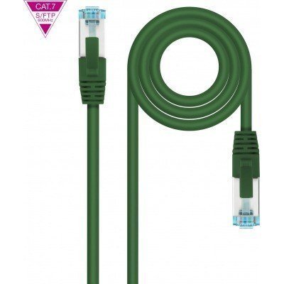 CABLE RED CAT.7 LSZH SFTP PIMF AWG26 VERDE 50 CM