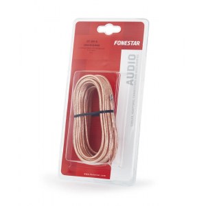 Rollo de cable altavoz de 2 conductores Fonestar CT-24-5