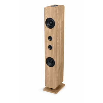 Thomson DS702 Torre de Sonido Luminosa Bluetooth- Potencia Musical 120W - Color Madera