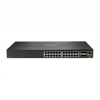 Aruba Networking Aruba 6200F 24G 4SFP+ Gestionado L3 Gigabit Ethernet (10/100/1000) 1U Negro