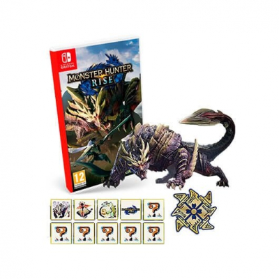 JUEGO NINTENDO SWITCH MONSTER HUNTER RISE ED.COLEC Incluye.