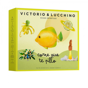 VICTORIO & LUCCHINO AGUAS INFANTILES CORRE QUE TE PILLO ESTUCHE 2 pz