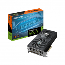 GIGABYTE GeForce RTX 5060 EAGLE OC 8G Tarjeta Gráfica - 8GB GDDR7, 128bit, PCI-E 5.0, 2550 MHz Frecuencia del núcleo, 3 x DisplayPort, 1 x HDMI, GV-