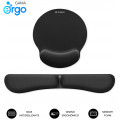 PACK SUBBLIM ERGO MEMORYFLEX -REPOSAMUÑECAS TECLADO Y RATON NEGRO