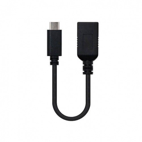CABLE OTG USB(A) 3.1 A USB(C) 3.1 NANOCABLE 0.15M NEGRO