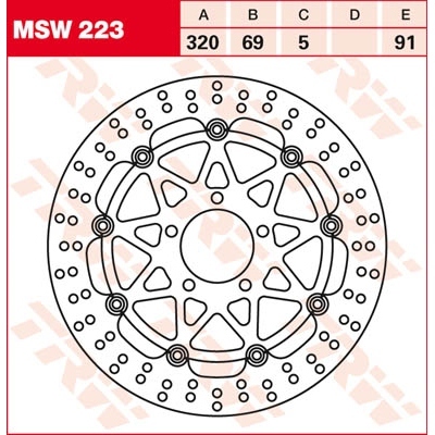 Discos de freno TRW MSW223