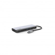 Belkin AVC009btSGY Hub usb 3.2 gen 1 (3.1 Gen 1) tipo-c 7puertos 5000 Mbit/s plata