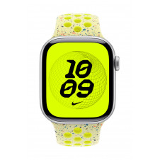 Apple MGA94ZM/A Accesorios para dispositivos vestibles inteligentes Grupo de rock Amarillo Aluminio, Fluoroelastómero