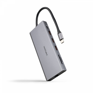 Nanocable USB-C 3xUSB-A+USB-C/CARG+2xHDMI+DP+RJ45+TF+SD+AUD
