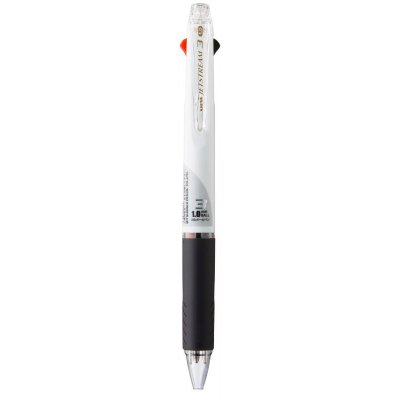 BOLIGRAFO JETSTREAM 3 COLORES CUERPO BLANCO UNI-BALL 246249000