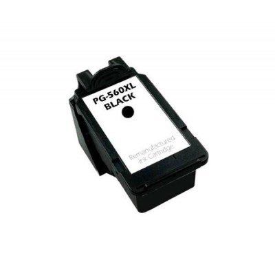 Canon PG560XL Negro Cartucho de Tinta Remanufacturado - Reemplaza 3712C001/3713C001