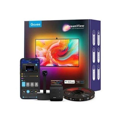 Tira led govee dreamview t1 tvbacklight h6199 55 pulgadas - 65 pulgadas - rgbic - 12 modos