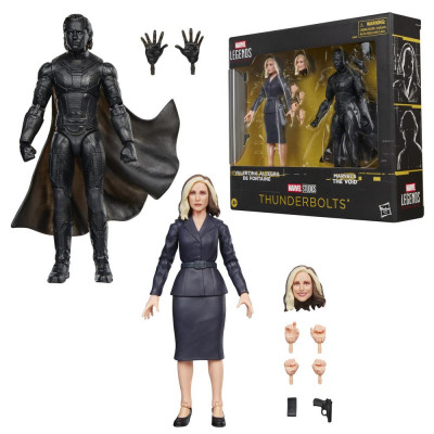 Pack 2 figuras hasbro marvel legends series thunderbolts valentina allegra de fontaine & marvel's the void