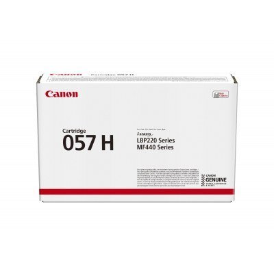Canon 057H Negro Cartucho de Toner Original - 3010C002