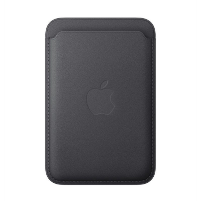 Cartera MagSafe Apple Trenzado Fino - iPhone | Negro | Carga inalámbrica | Acabado textil