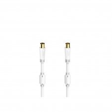 Hama 00205246 cable coaxial 1,5 m Blanco
