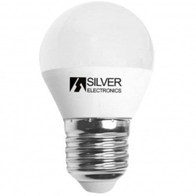 Bombilla led silver electronic esferica decorativa 7w=70w - e27 - 5000k - 620 lm - luz blanca - a+
