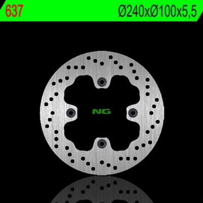 Disco de freno NG 637 Ø240 x Ø100 x 5.5 637