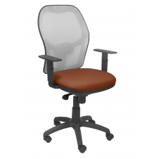 SILLA JORQUERA MALLA GRIS ASIENTO BALI MARRÍ?N 15SGRBALI363