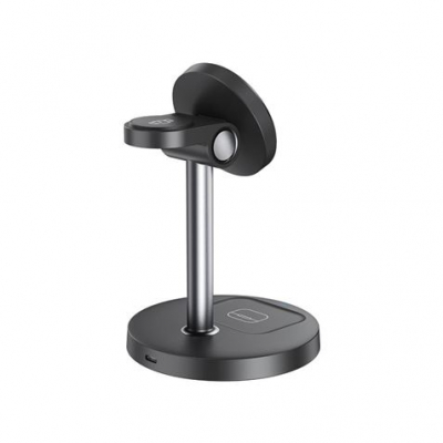 XO CX038 Cargador Inalambrico Magnetico Rapido - 15W - Sujecion Magnetica - Color Negro