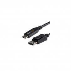 StarTech.com CDP2DP146B adaptador de cable de vͭdeo 1,8 m USB Tipo C DisplayPort Negro