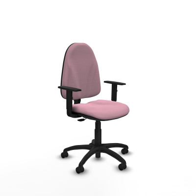 Algarra CP bali rosa brazos 1D base poliamida ruedas autofrenantes 50mm