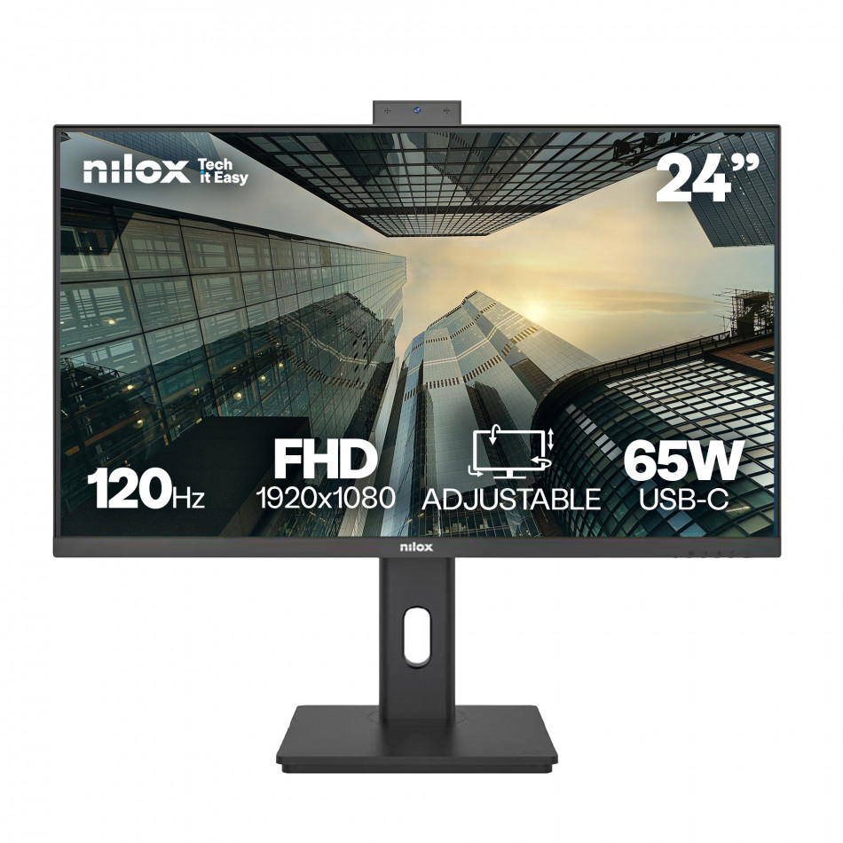 NXM24RWEB0265 pantalla para PC 61 cm (24") 1920 x 1080 Pixeles Full HD LED Negro