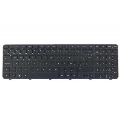 Teclado compatible para portátil HP g6-2000 negro con marco