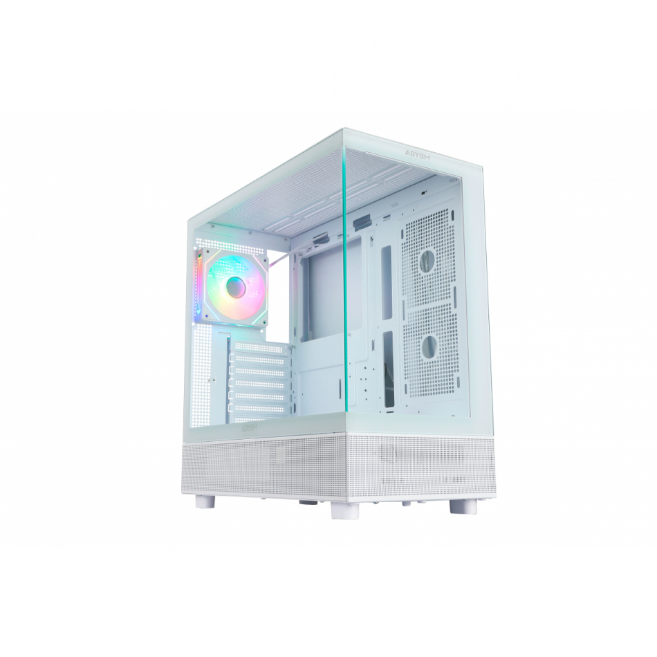 Abysm Danube Sava H400 White Caja Torre ATX, ITX, Micro ATX - Lateral y Frontal Cristal Templado