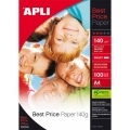 Papel Fotografico A4 Glossy 140 Grs. C/100 Hojas