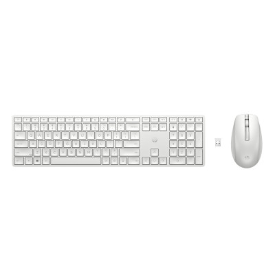 HP Teclado y Ratón Inalámbricos HP 650/ Blanco