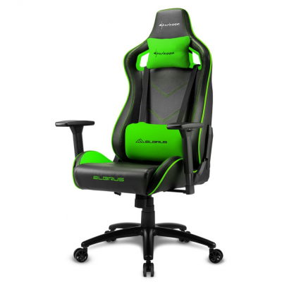 Silla gaming sharkoon elbrus 2 negro verde 160g
